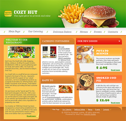 Click to view live demo of template #25431 template screen