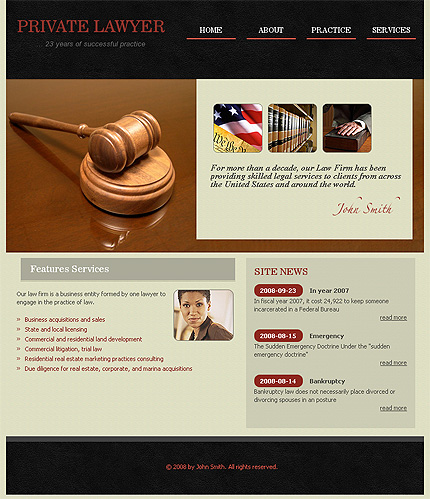 Click to view live demo of template #22904 template screen