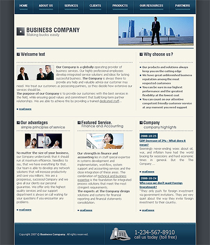 Click to view live demo of template #24525 template screen