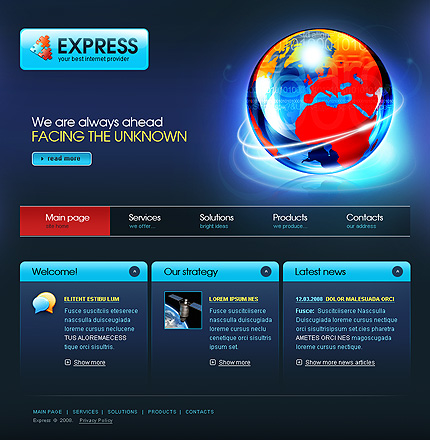 Click to view live demo of template #24675 template screen