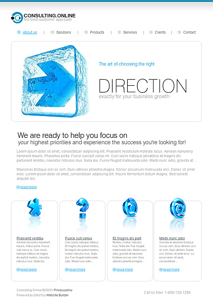Click to view live demo of template #27679 template screen