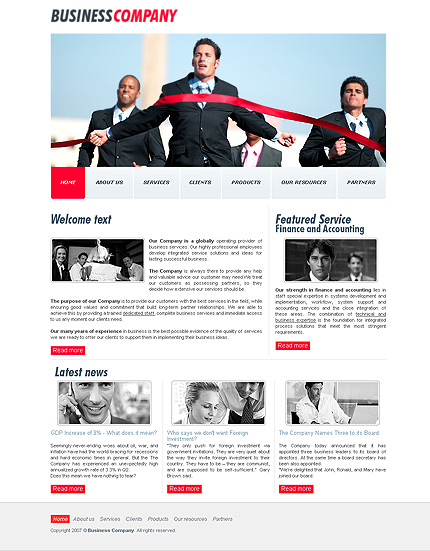 Click to view live demo of template #24988 template screen