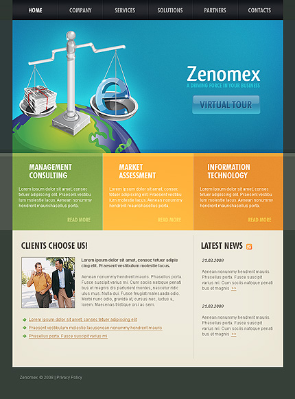 Click to view live demo of template #24778 template screen