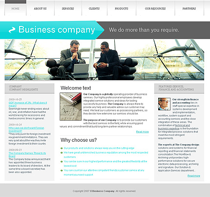 Click to view live demo of template #24952 template screen