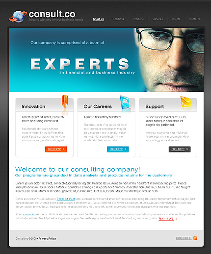 Click to view live demo of template #22885 template screen