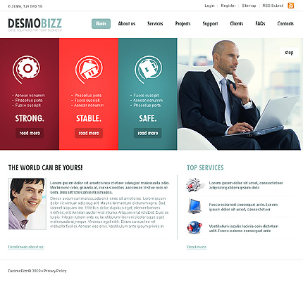 Click to view live demo of template #22883 template screen