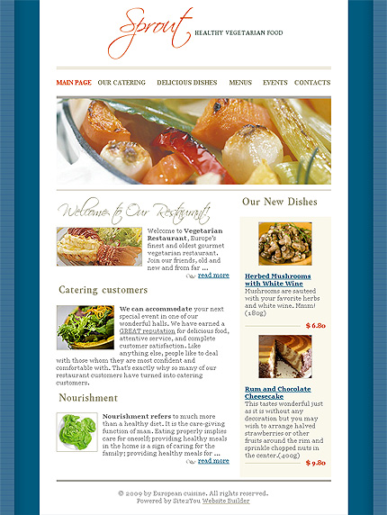 Click to view live demo of template #25435 template screen