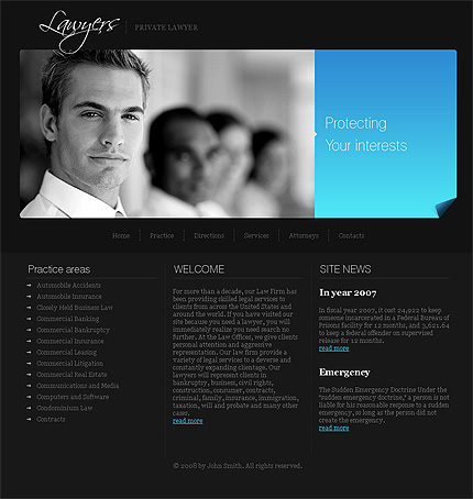 Click to view live demo of template #22872 template screen