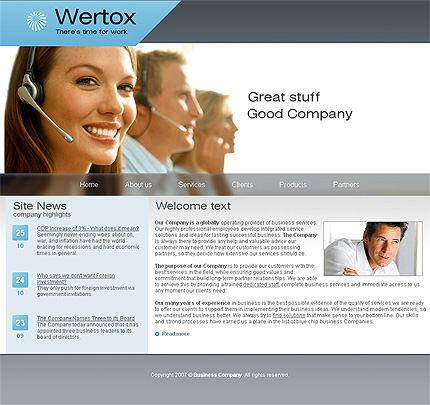 Click to view live demo of template #23397 template screen