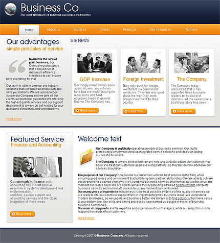 Click to view live demo of template #23790 template screen