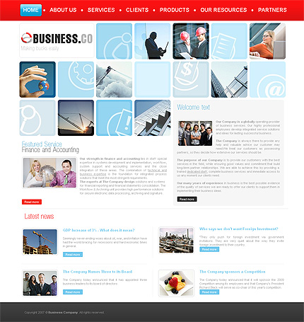 Click to view live demo of template #24236 template screen