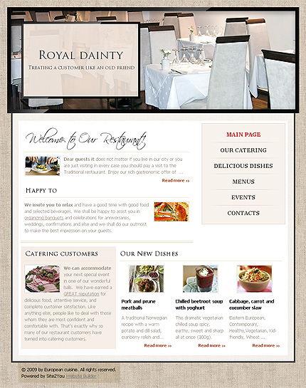 Click to view live demo of template #25436 template screen