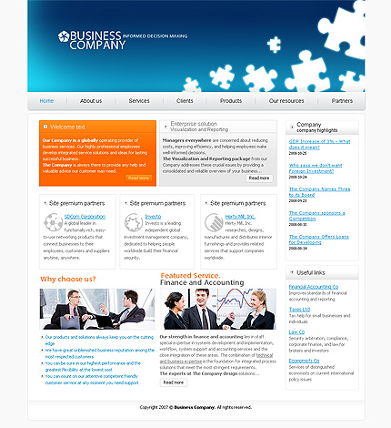 Click to view live demo of template #24677 template screen