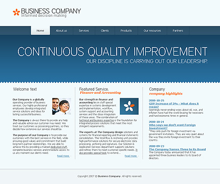 Click to view live demo of template #24825 template screen