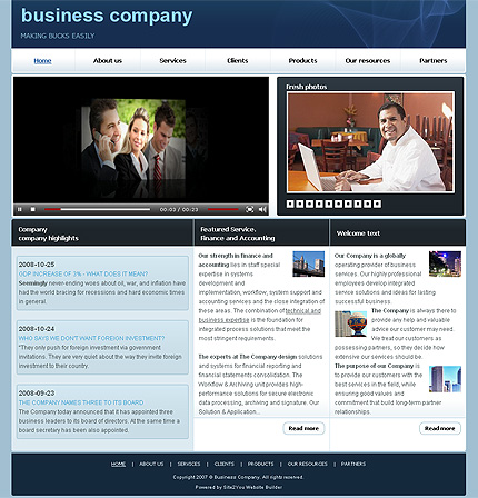 Click to view live demo of template #27367 template screen