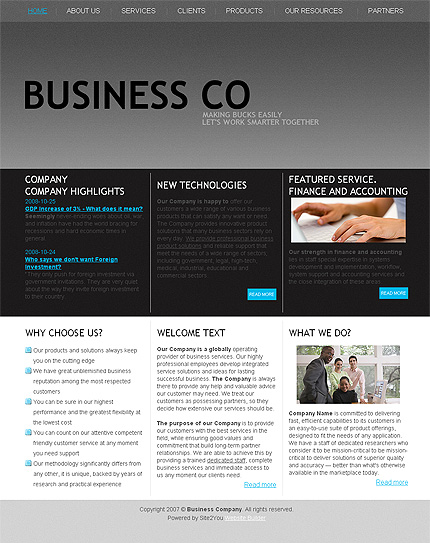 Click to view live demo of template #27373 template screen