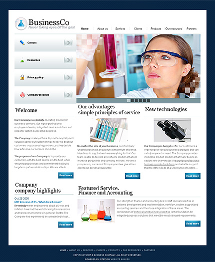 Click to view live demo of template #27376 template screen