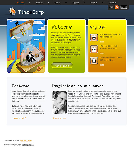 Click to view live demo of template #29682 template screen