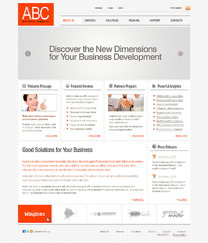 Click to view live demo of template #29596 template screen