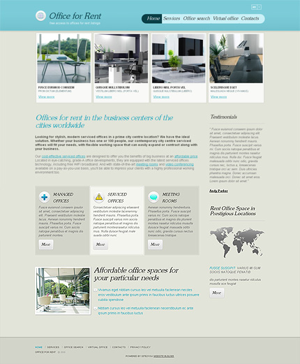 Click to view live demo of template #29593 template screen