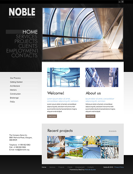 Click to view live demo of template #31058 template screen