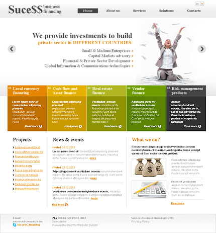 Click to view live demo of template #32337 template screen