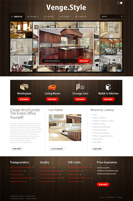 Click to view live demo of template #32417 template screen
