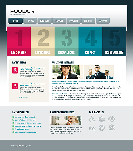 Click to view live demo of template #33242 template screen