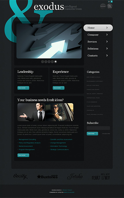 Click to view live demo of template #33246 template screen