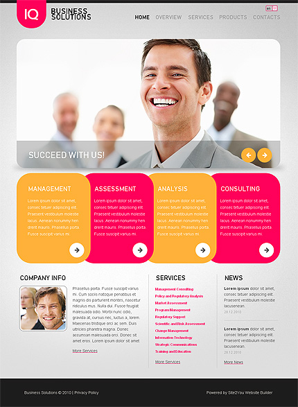 Click to view live demo of template #33263 template screen