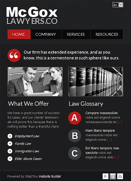 Click to view live demo of template #34375 template screen