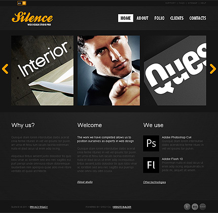Click to view live demo of template #34391 template screen