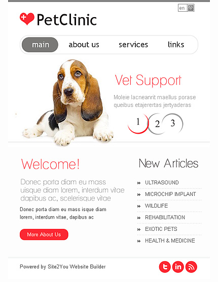 Click to view live demo of template #35902 template screen