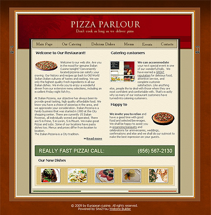 Click to view live demo of template #25461 template screen